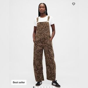 Gap Leopard Print Overalls